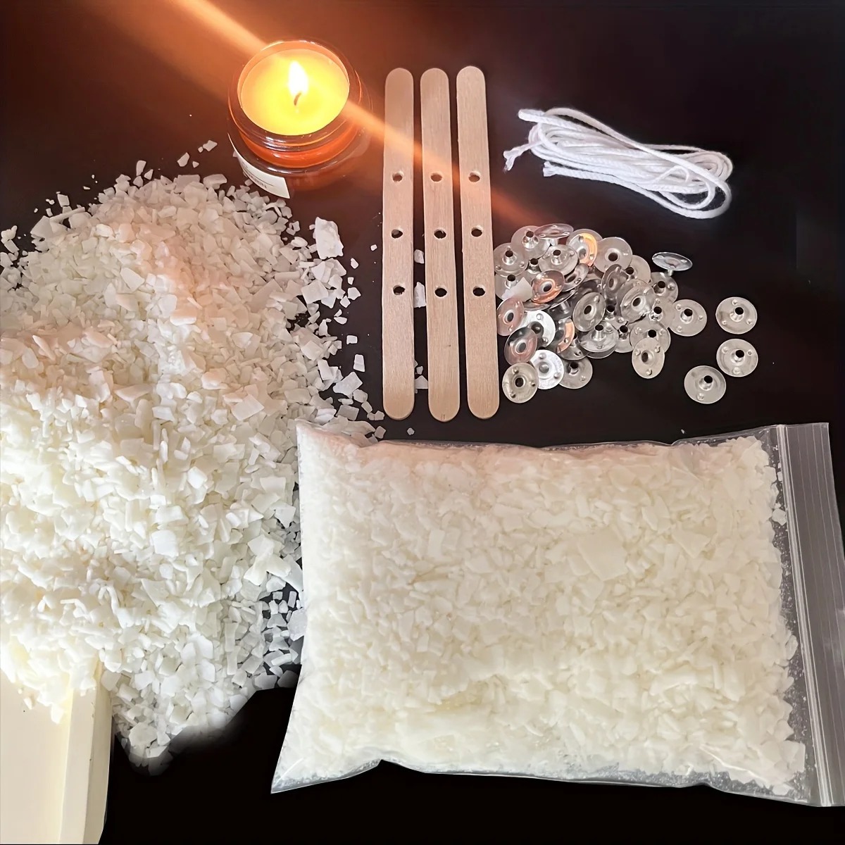 Candle Making Kits - Zestawy do wyrobu świec 100g wosku