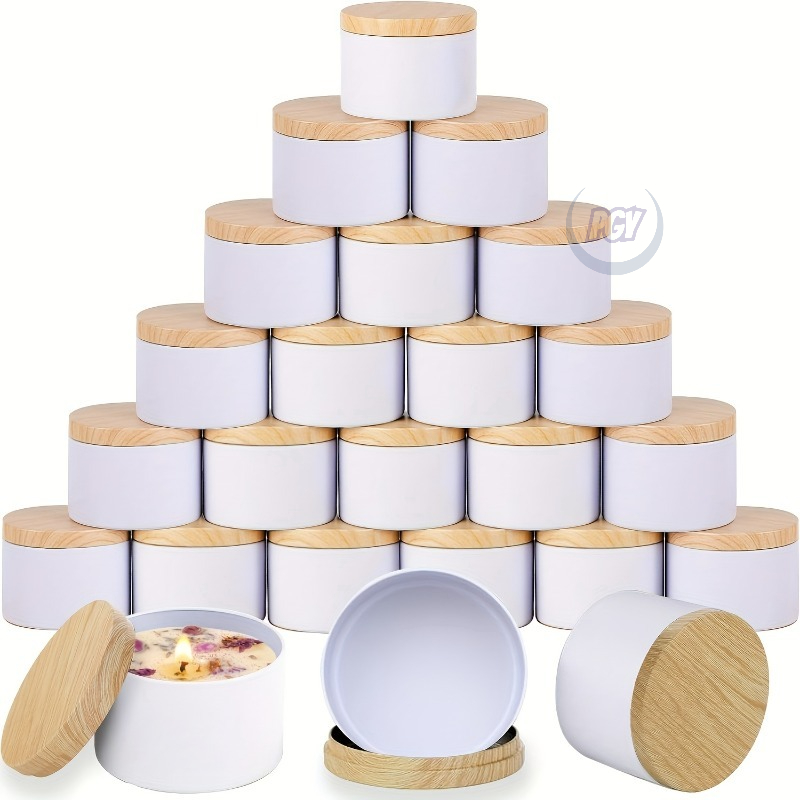 Biały metalowy pojemnik na świ – Candle Making Jars With Lids recenzja i cena
