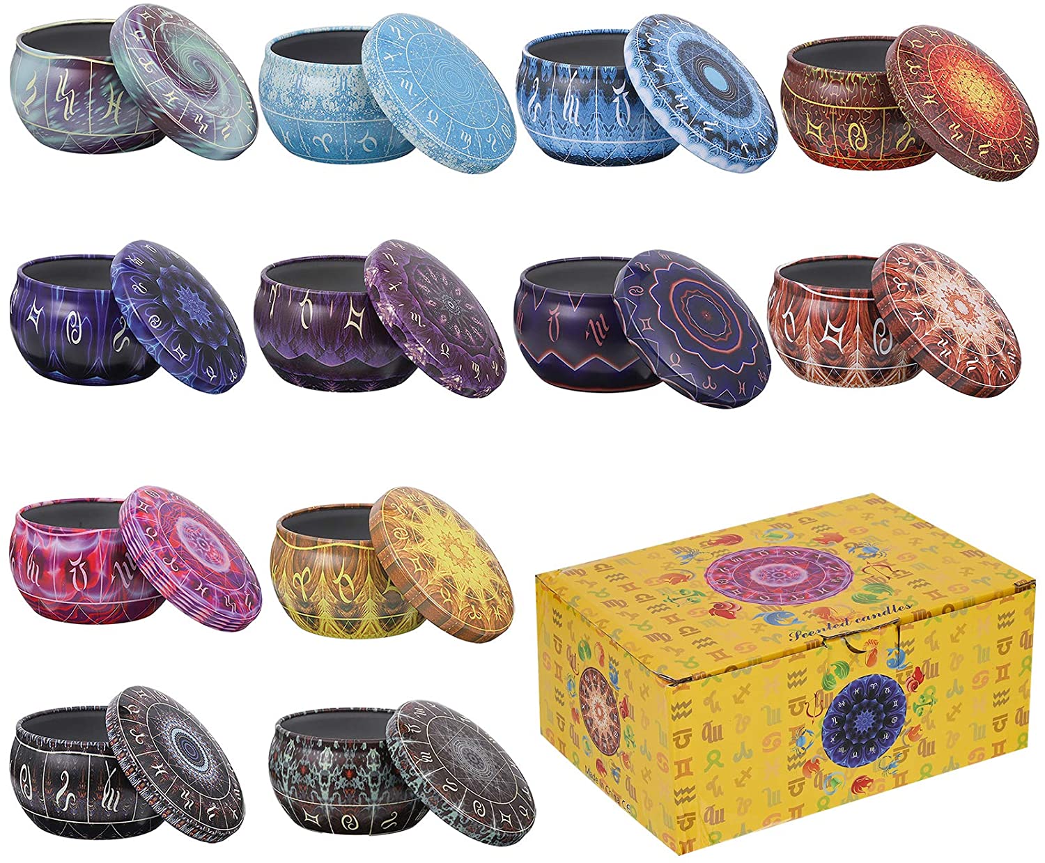 12 sztuk puszek na świece Okrą – Candle Making Jars With Lids recenzja i cena
